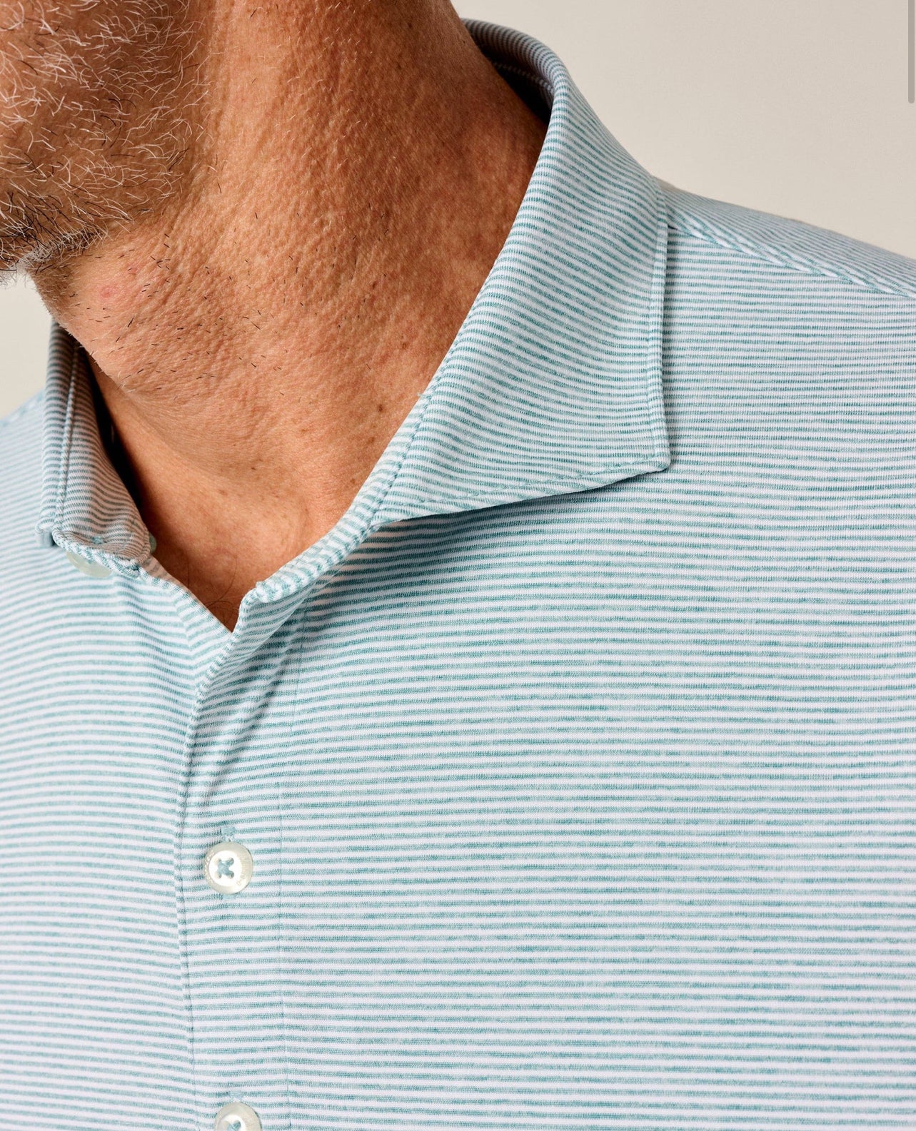 Performance Jersey Polo - Lyndonn Stripe