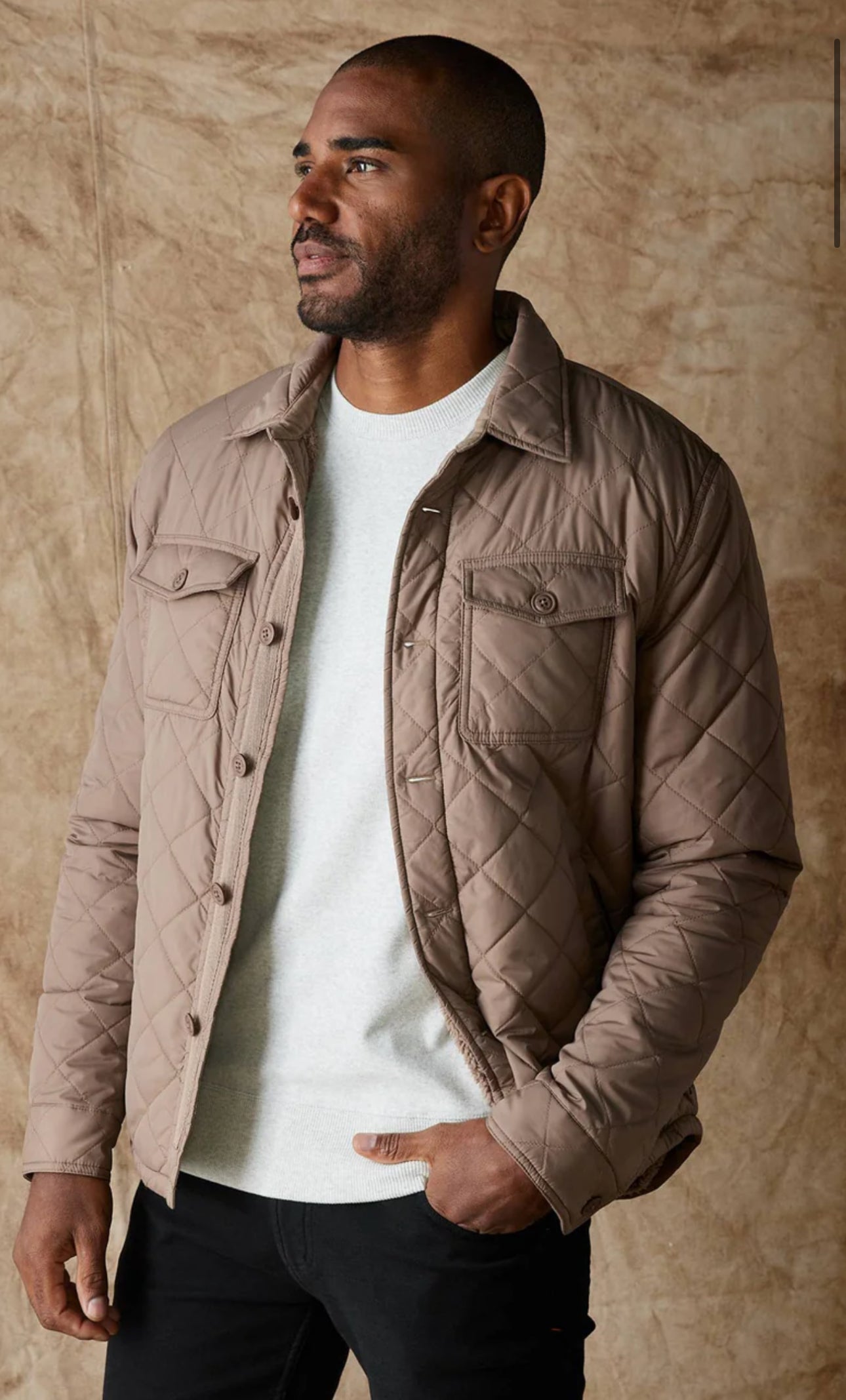 Quilted Sherpa Lined Shacket