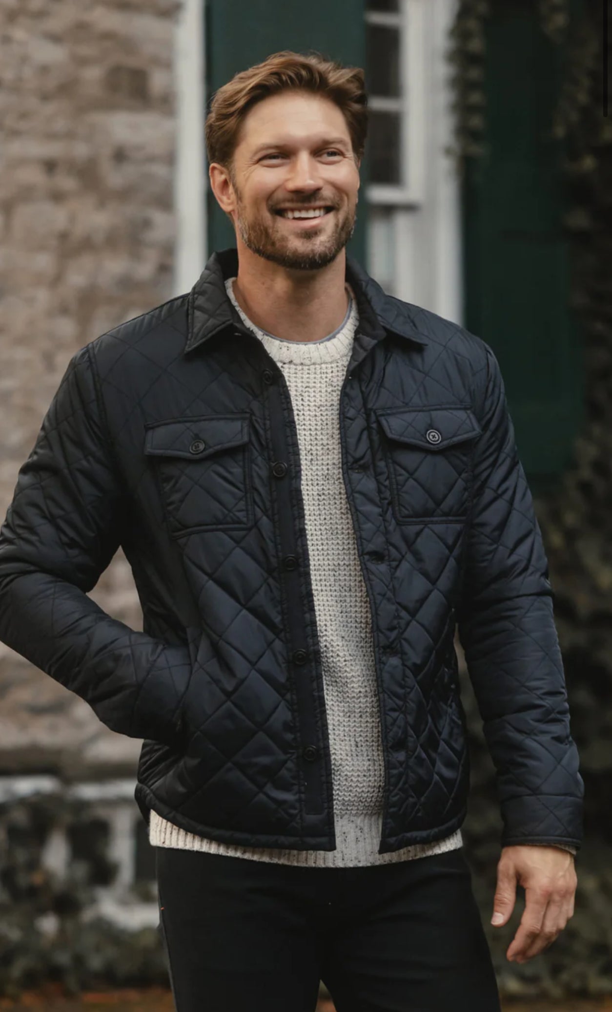 Quilted Sherpa Lined Shacket