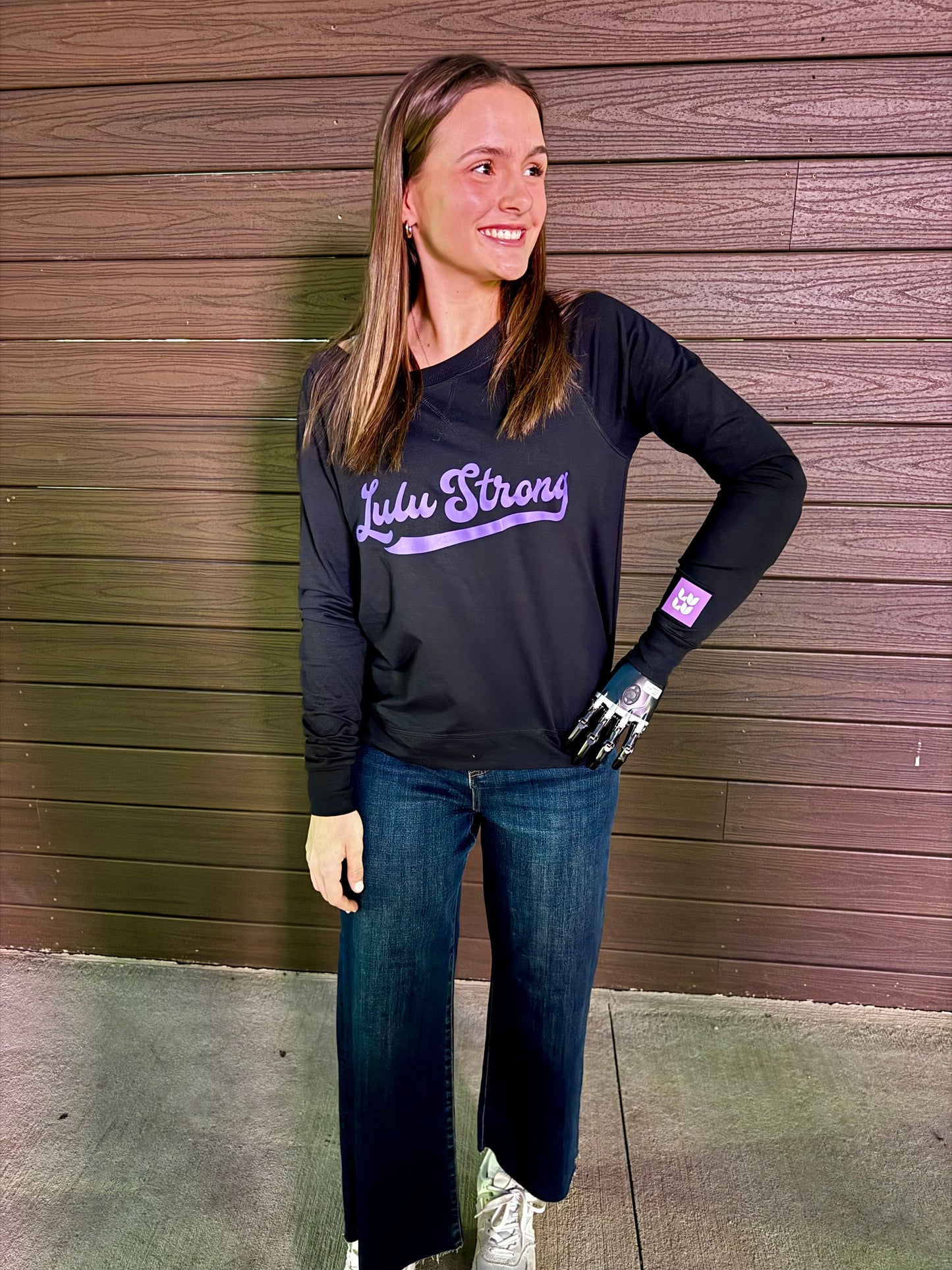 Lulu Strong French Terry Crewneck