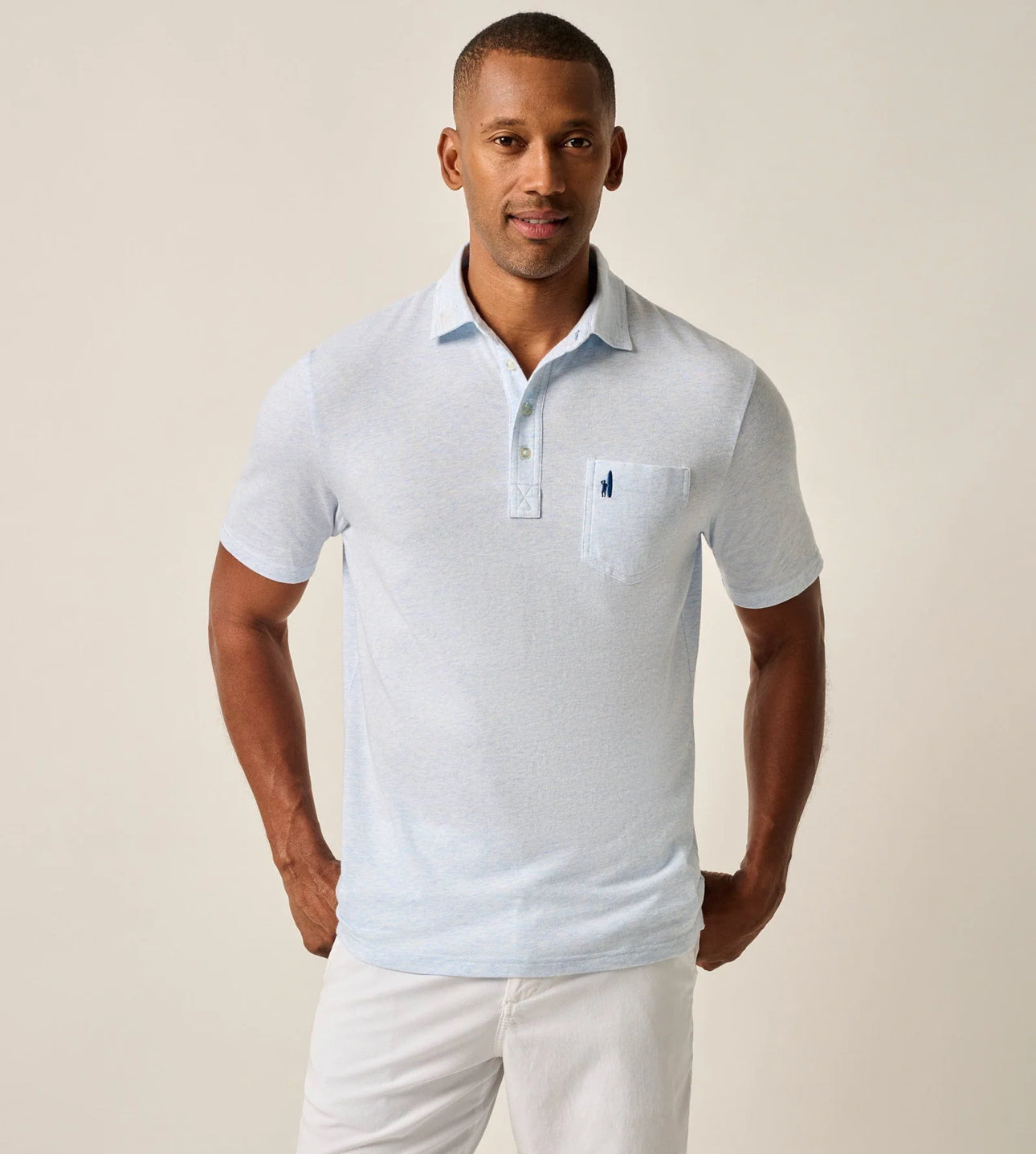 Original 4-Button Polo - Heathered 2.0