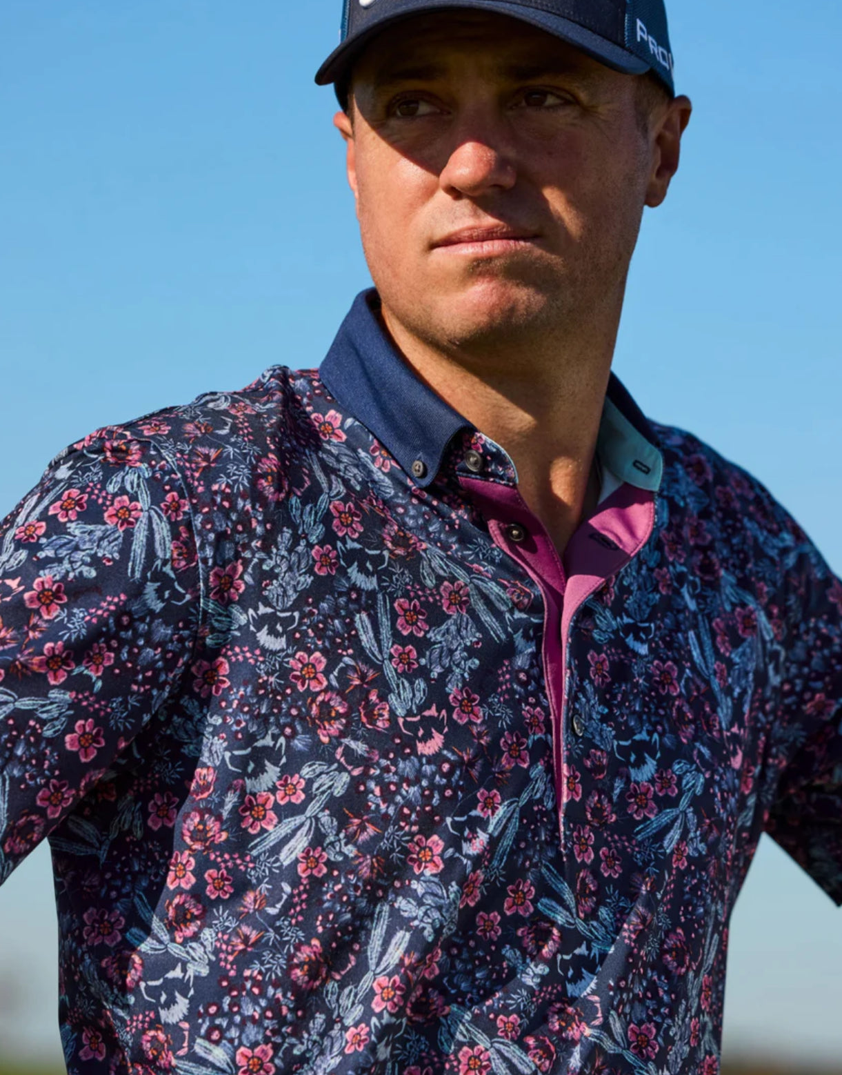 Desert Floral Polo