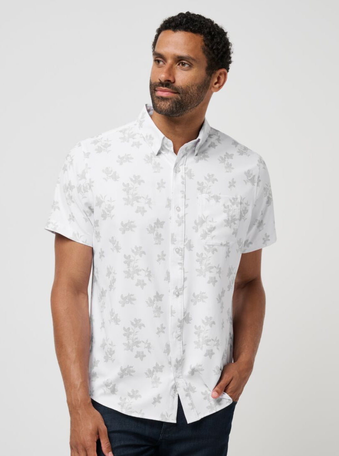 Mist on the Lake Button Up