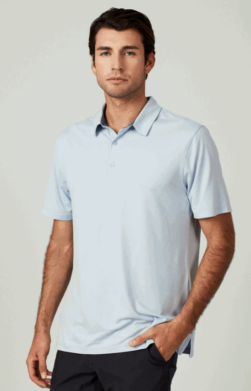 Core Polo - Heather Fog