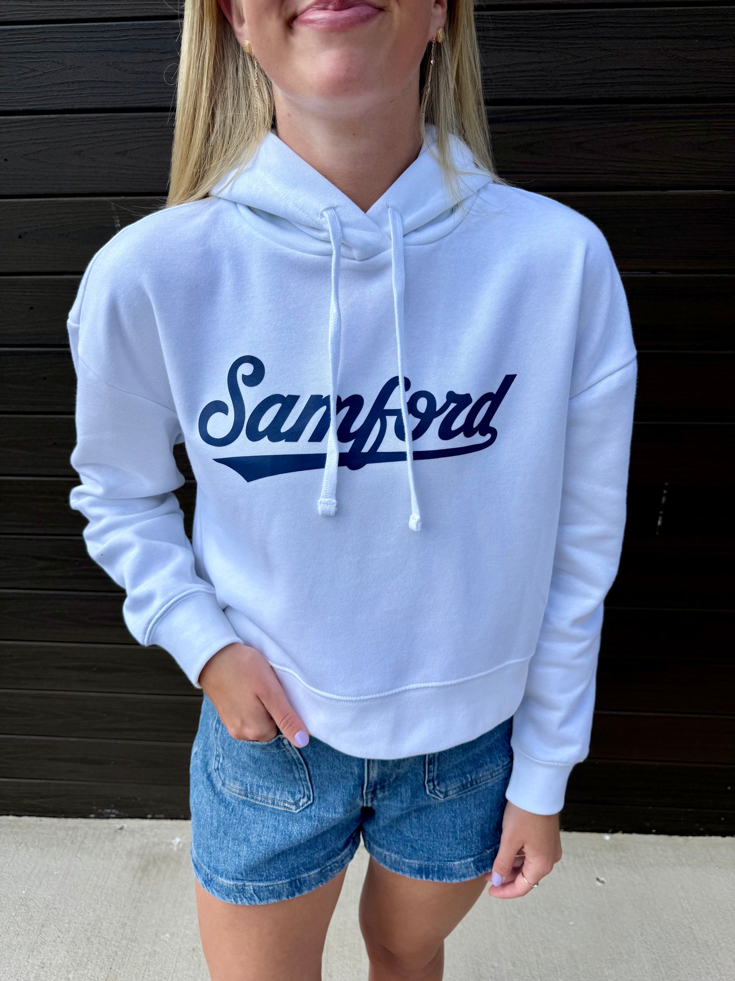 Samford Cropped Hoodie