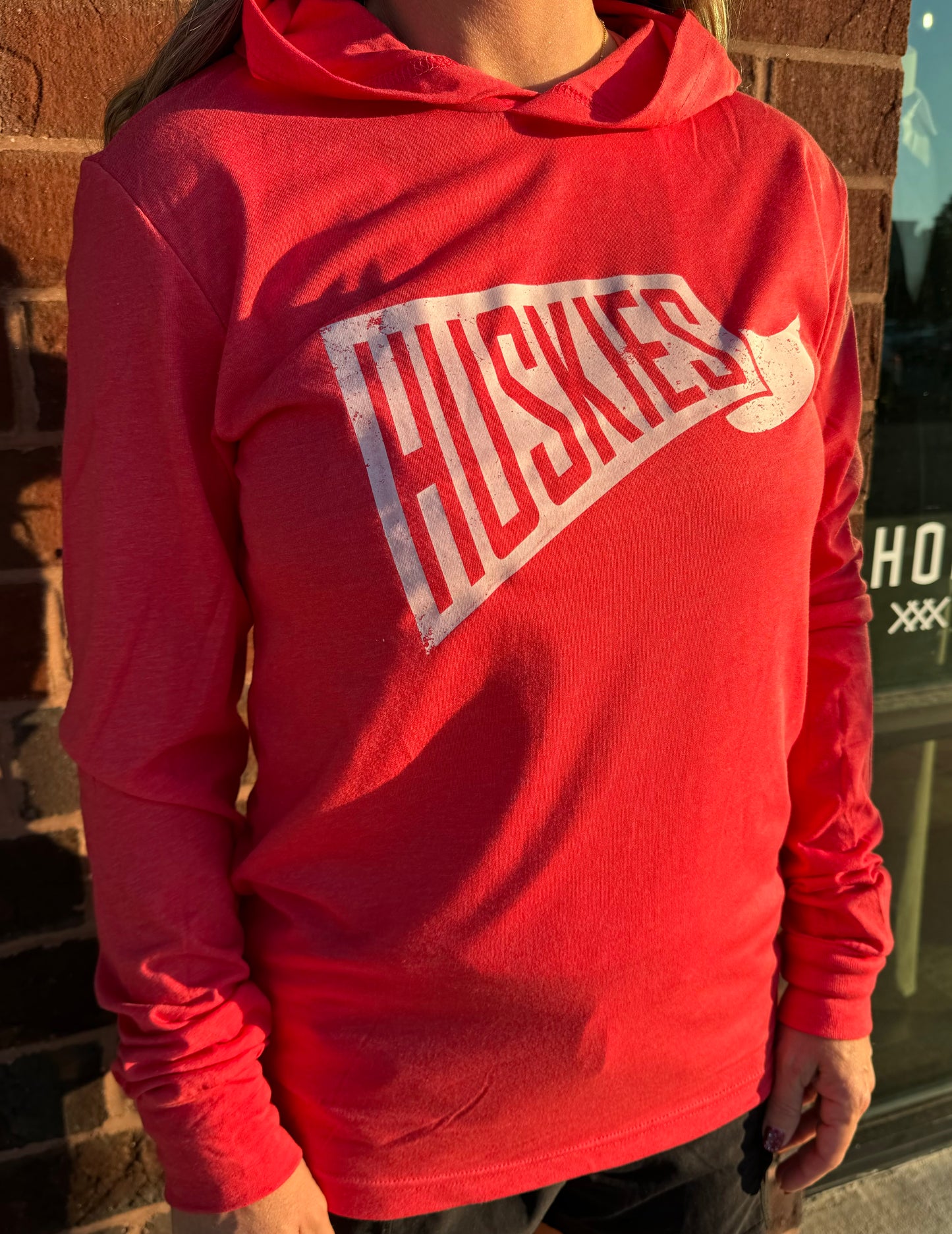 Huskies Banner LS Hoodie