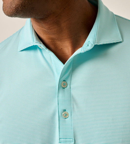 Performance Jersey Polo - Lyndonn Stripe