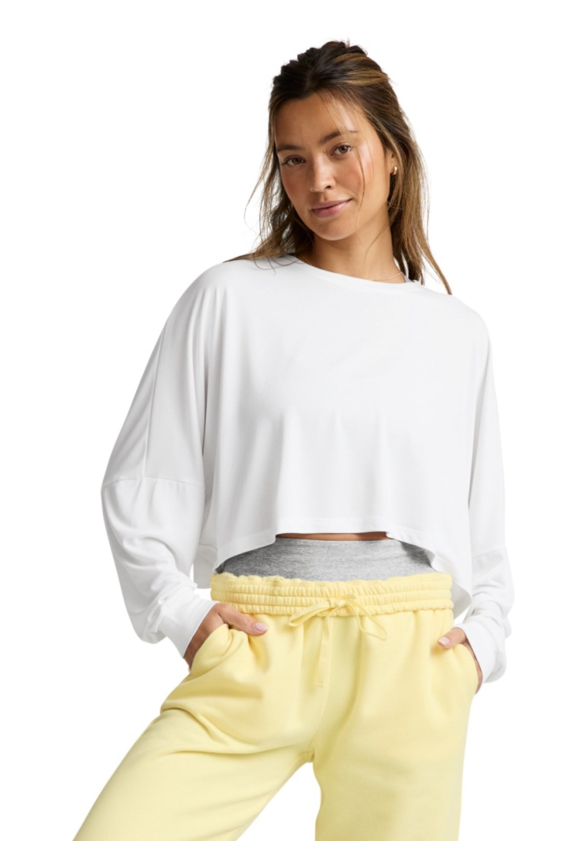 Studio Luxe Cropped LS Tee