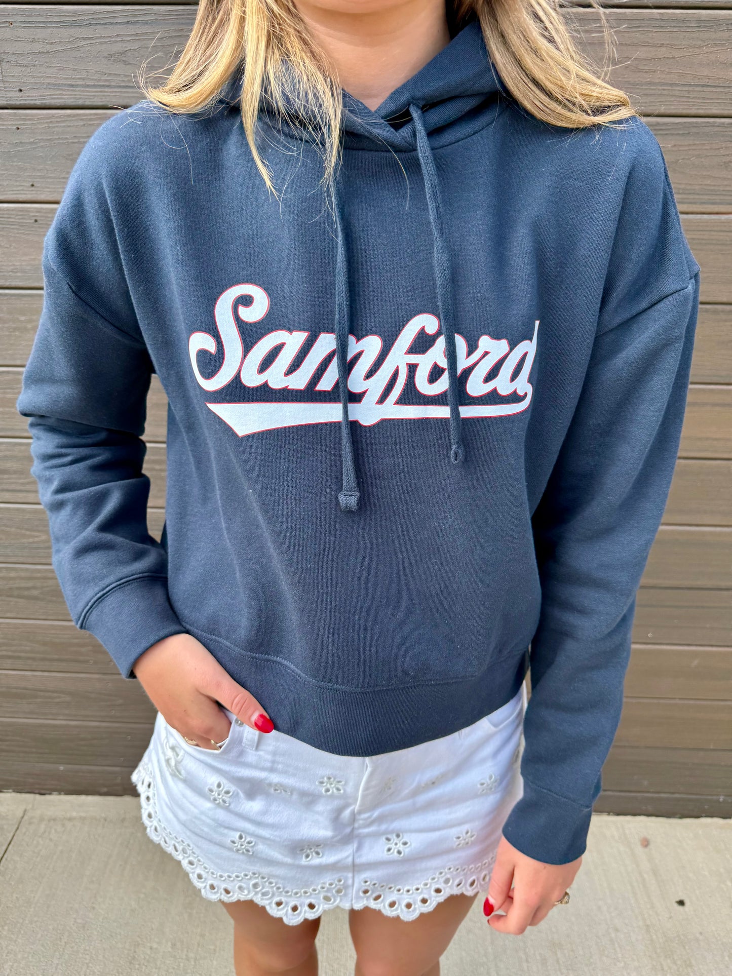 Samford Cropped Hoodie