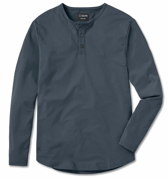 AO Long Sleeve Henley