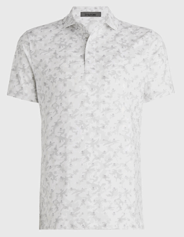 Mapped Icon Camo Polo