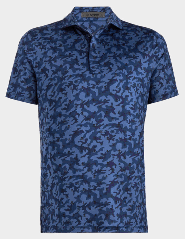 Mapped Icon Camo Polo