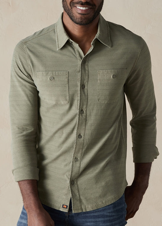 Sequoia Jacquard LS Button Down