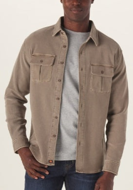Comfort Terry Jean Shirt Jacket
