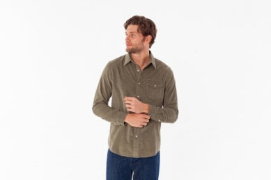 Corduroy Pearl Snap Shirt