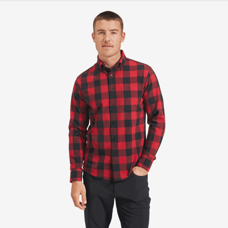 City Flannel - Red/Black Buffalo